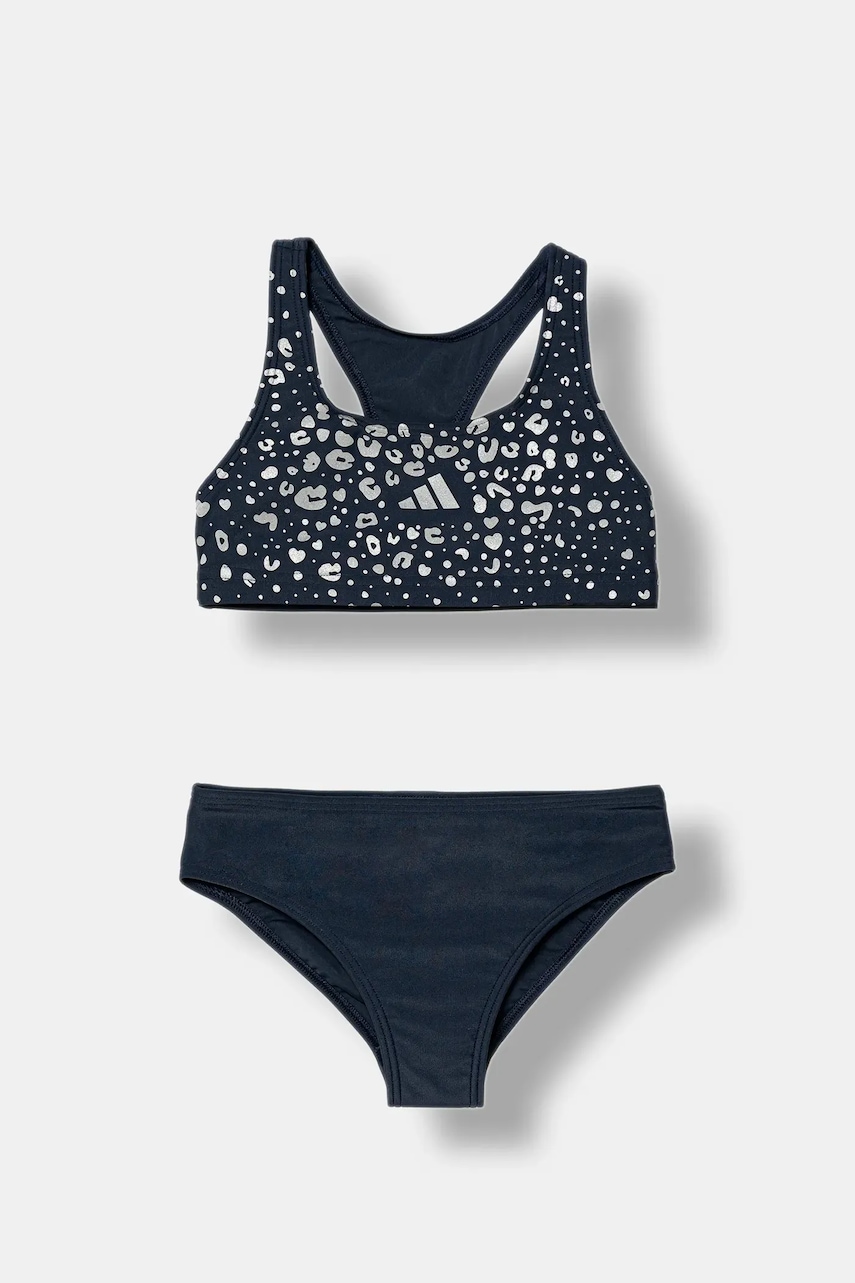 adidas Performance costum de baie pentru copii din două piese culoarea albastru marin, JW2486