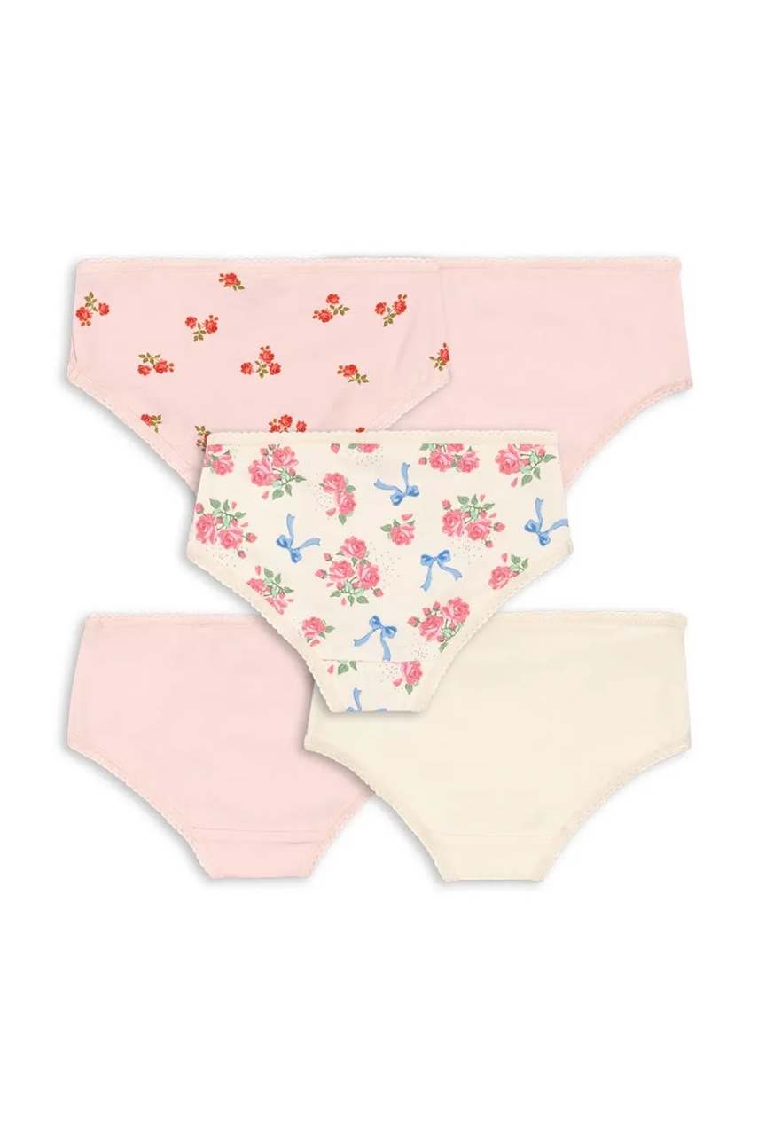 Детские трусы Konges Sløjd BASIC 5 PACK GIRL UNDERPANTS GOTS 5 шт цвет розовый KS103699