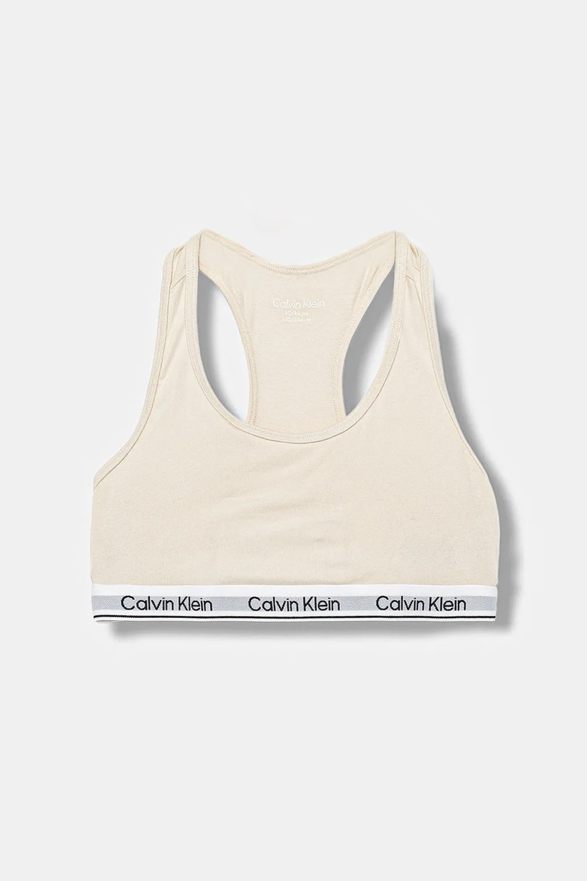 Детский спортивный бюстгальтер Calvin Klein Underwear 3 шт цвет бежевый G80G800743 Детский спортивный бюстгальтер Calvin Klein Underwear 3 шт цвет бежевый G80G800743