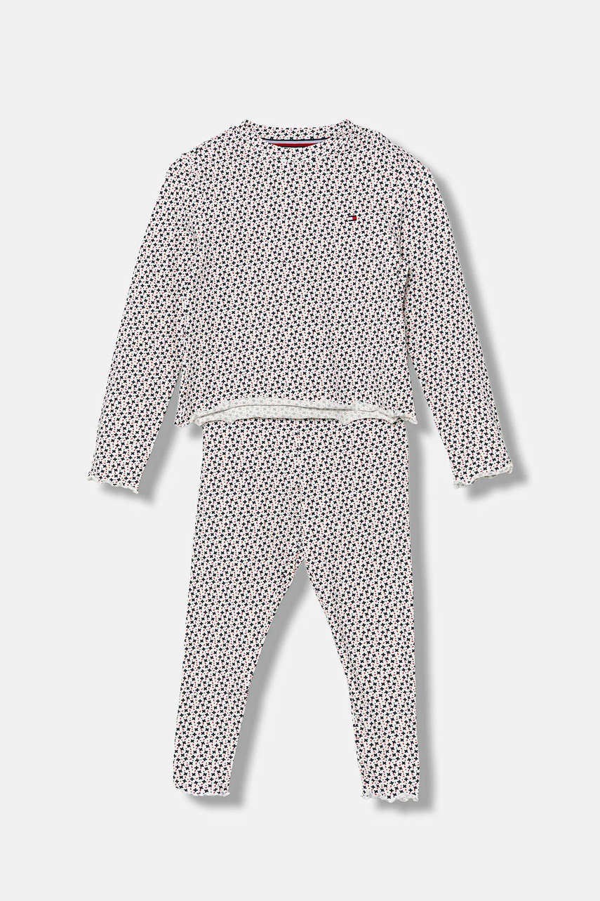 Levně Dětské pyžamo Tommy Hilfiger bílá barva, UG0UG00763