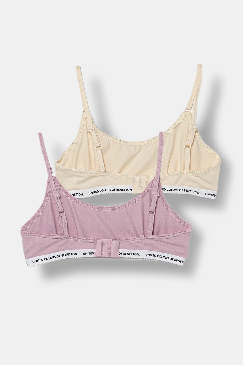 Детский бюстгальтер United Colors of Benetton 2 шт цвет бежевый 3MC10R1IN