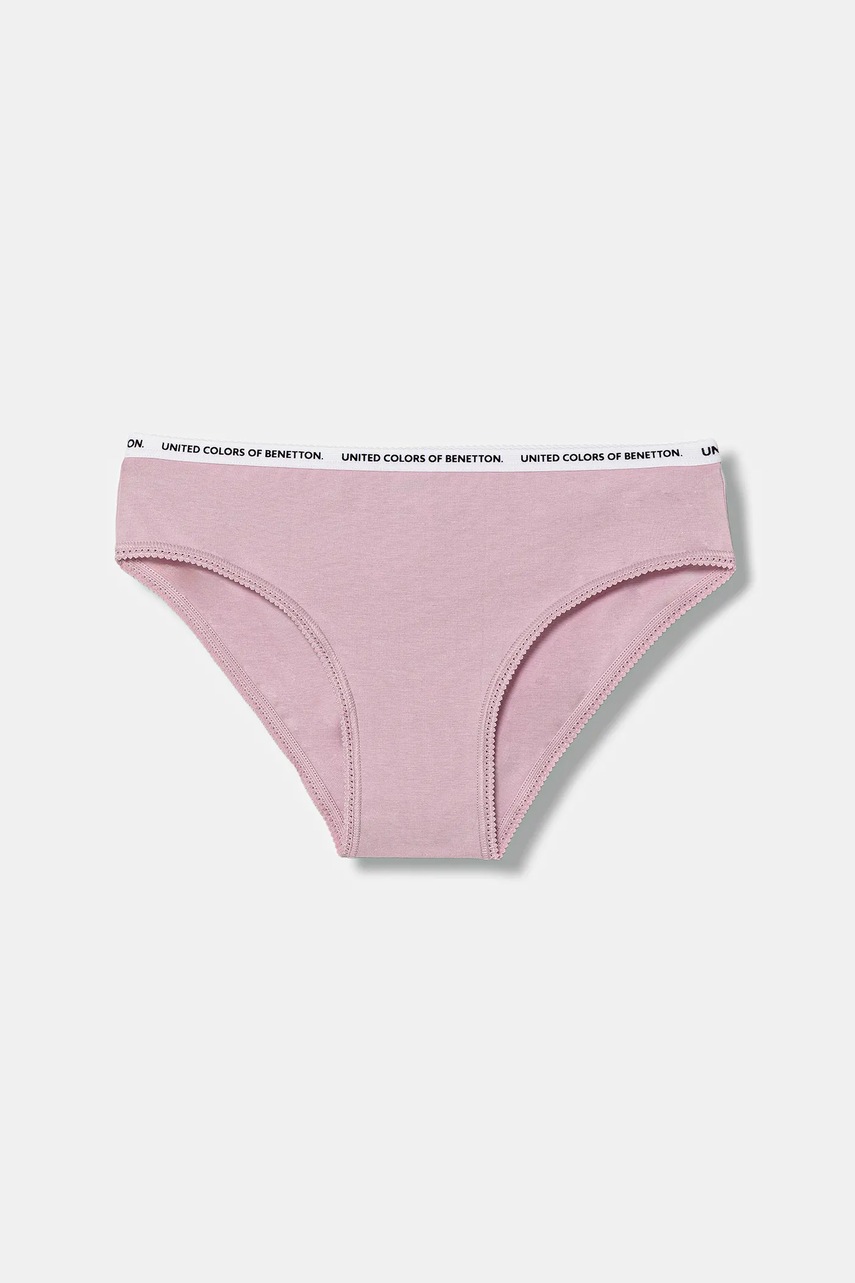 Дитячі труси United Colors of Benetton 2-pack колір бежевий 3MC10S1BF