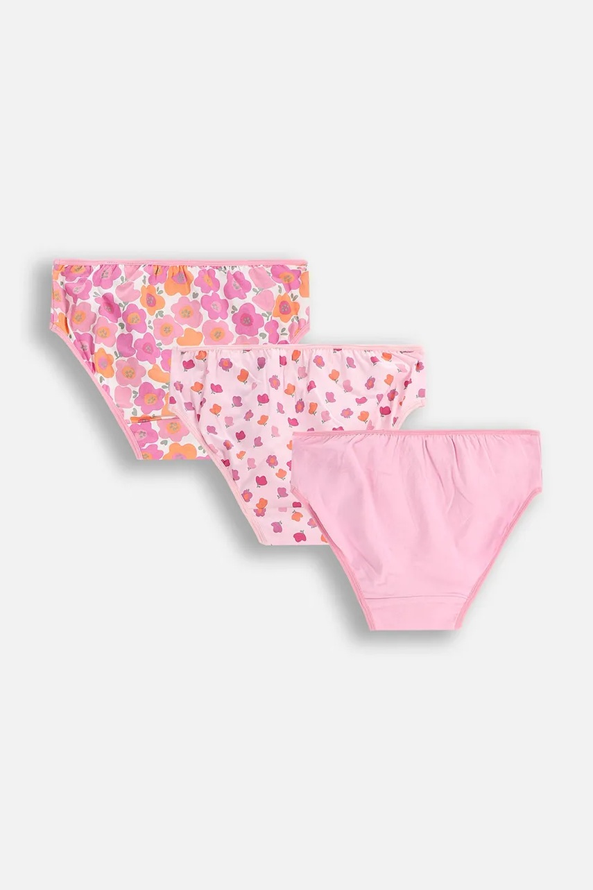 Детские трусы Coccodrillo 3 шт цвет розовый PANTS