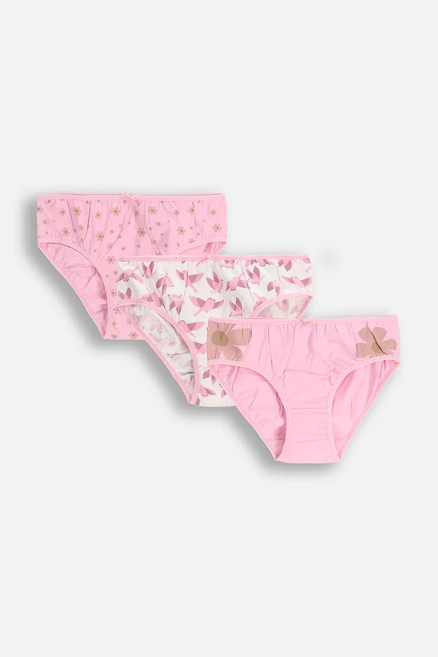 Coccodrillo chiloti copii 3-pack culoarea alb, PANTS