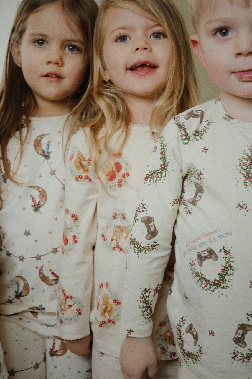 Detské pyžamo Konges Sløjd BASIC BLOUSE/PANTS SET GOTS