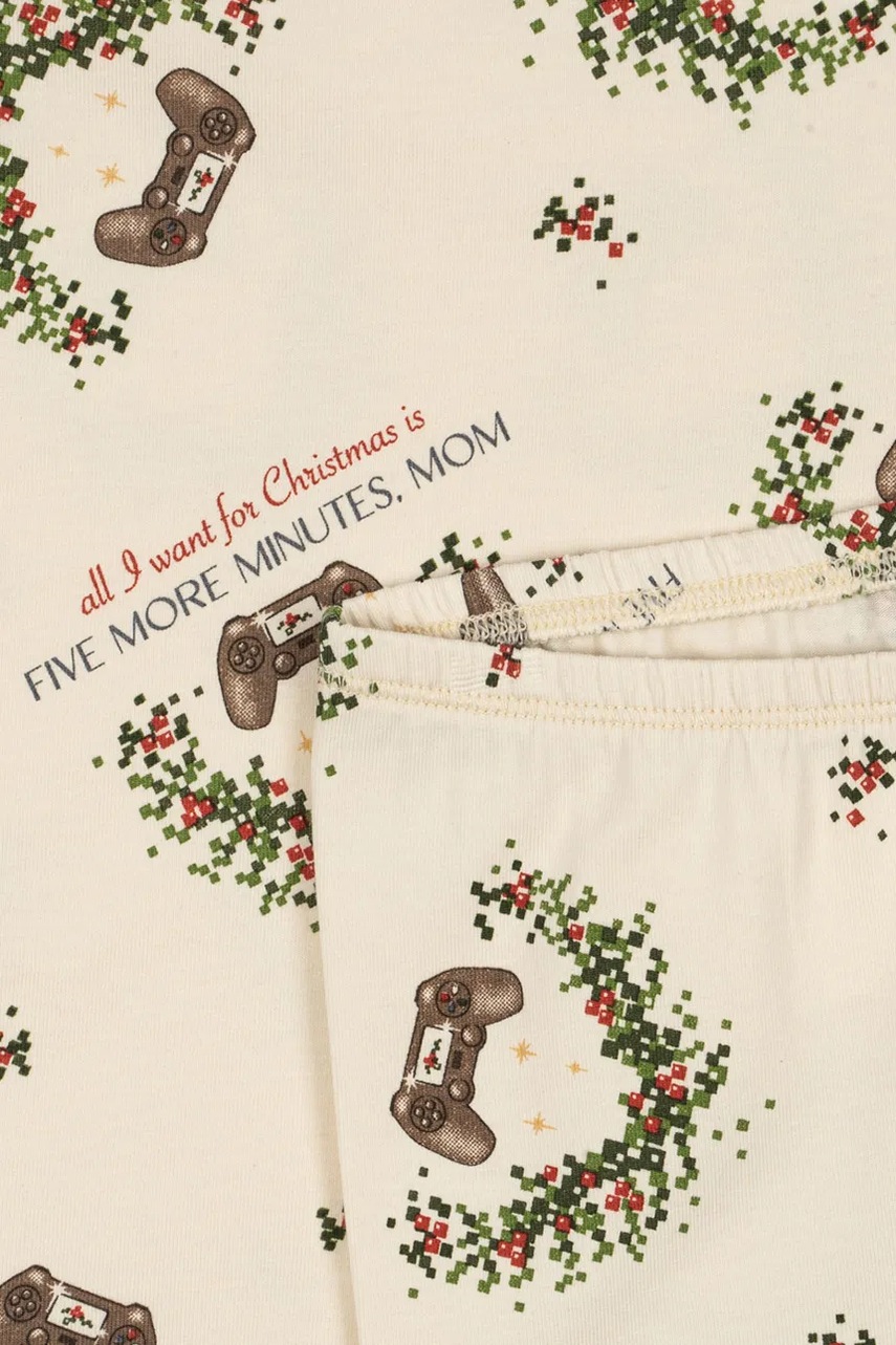 Detské pyžamo Konges Sløjd BASIC BLOUSE/PANTS SET GOTS