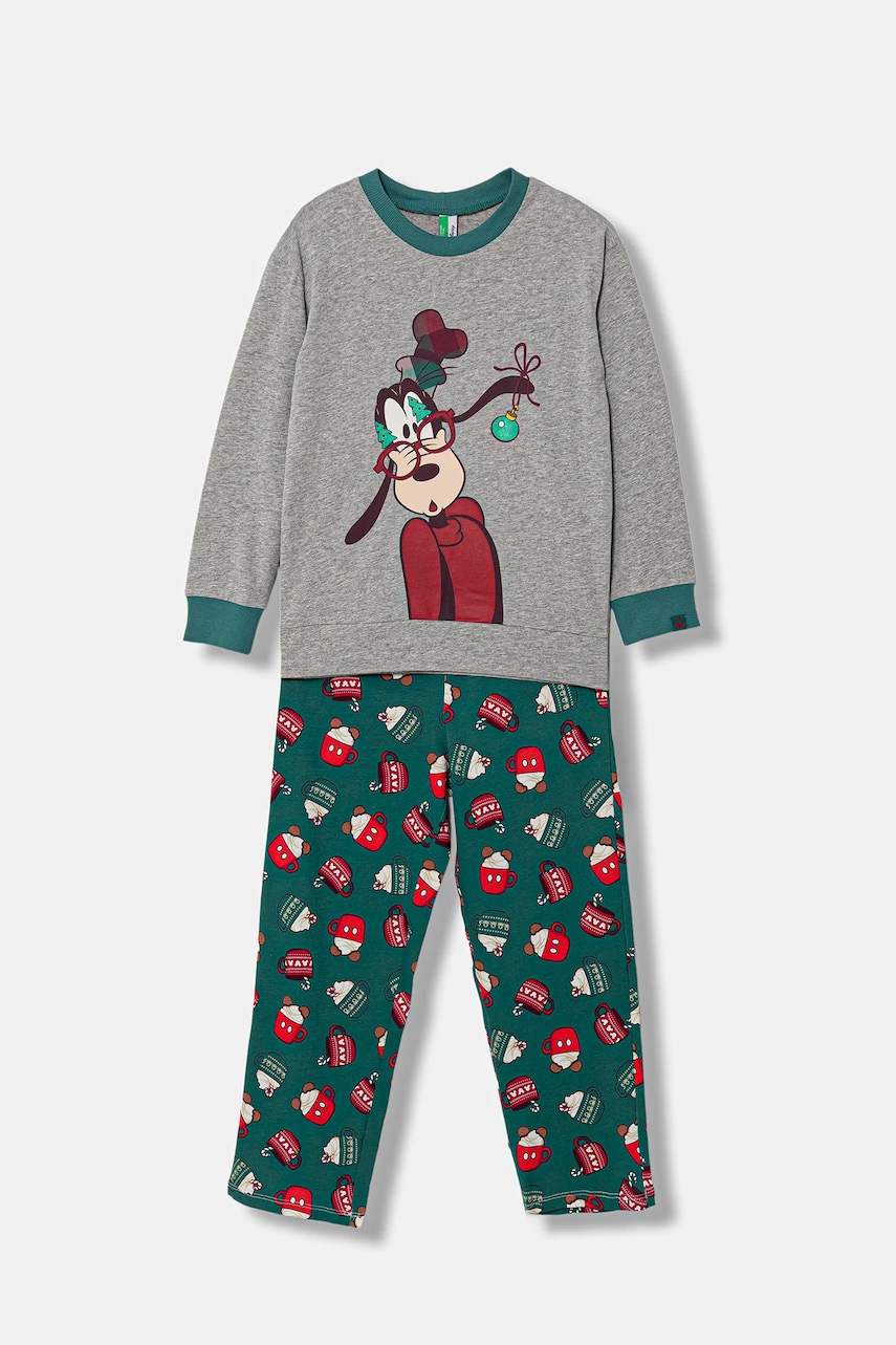 United Colors of Benetton pijamale de bumbac pentru copii