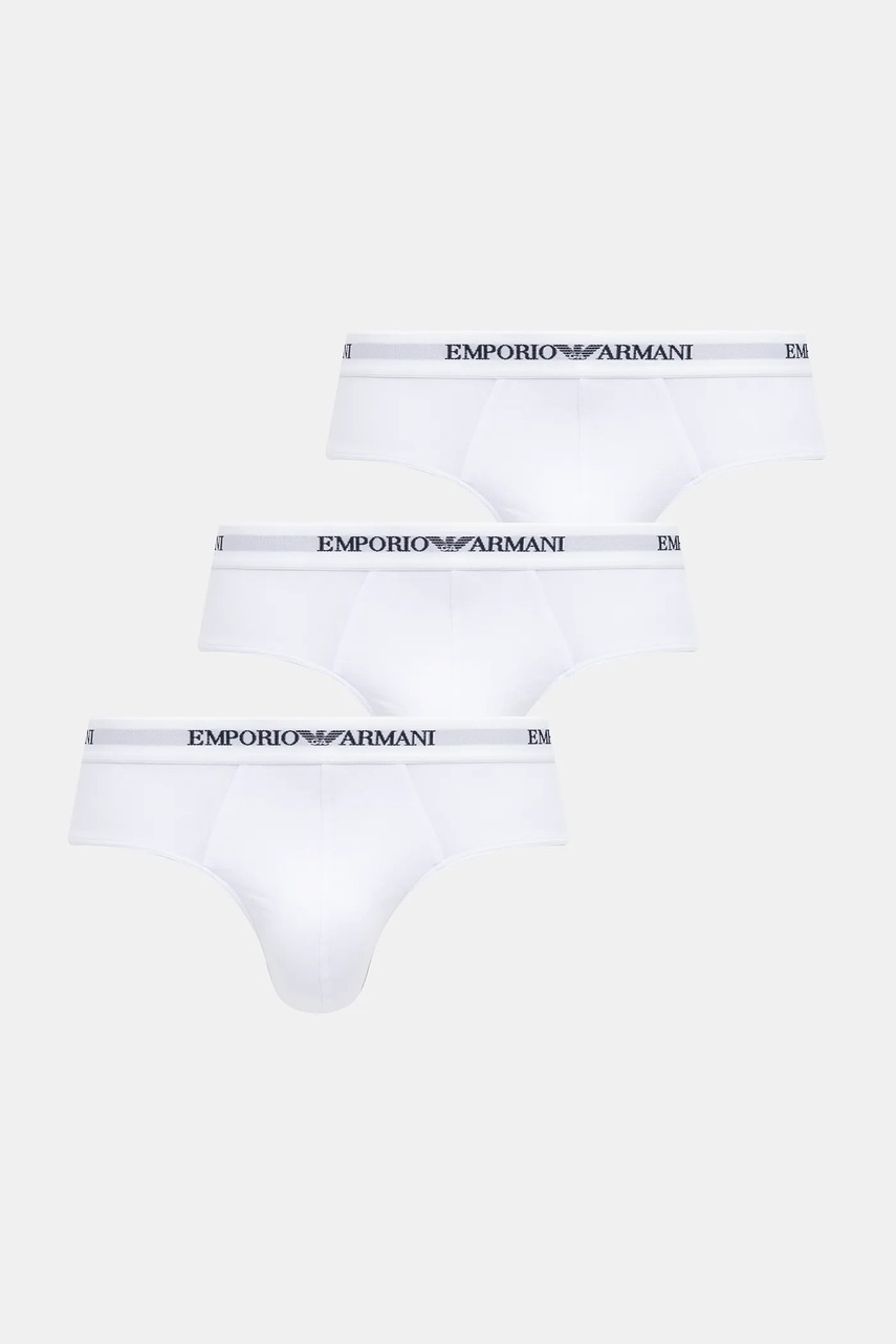 Levně Spodní prádlo Emporio Armani Underwear 3-pack bílá barva, EM000258 AF14132