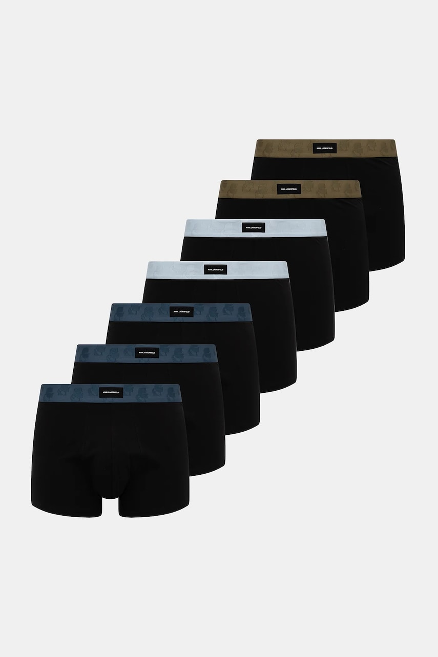 Karl Lagerfeld boxeri 7-pack culoarea negru, A3M47001
