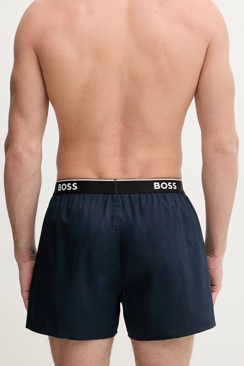 BOSS boxerky pánské bavlněné 2P Boxer Shorts EW 2-pack (obrázek 4)