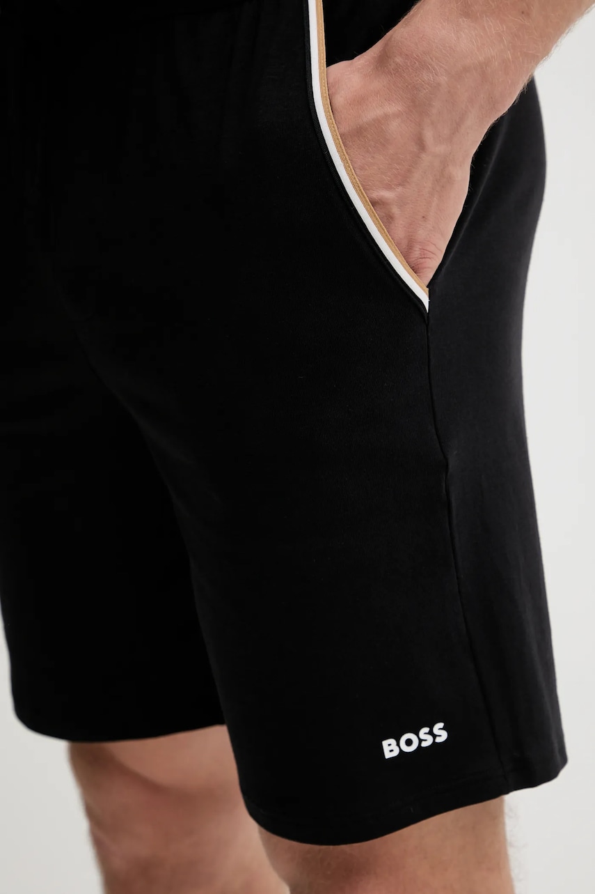 BOSS šortky lounge pánske bavlnené s elastanom Unique Shorts CW