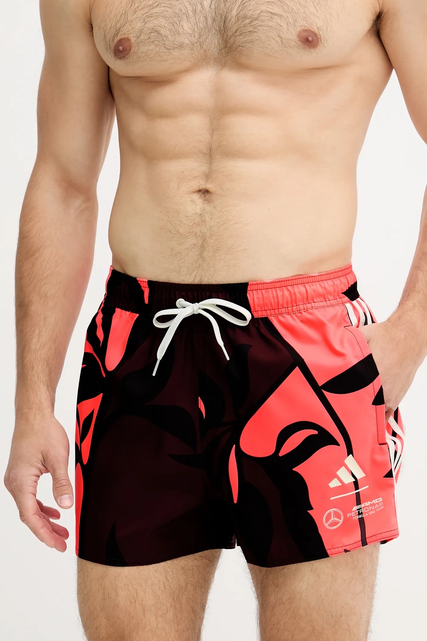 Купальные шорты adidas x Mercedes цвет красный JX9050