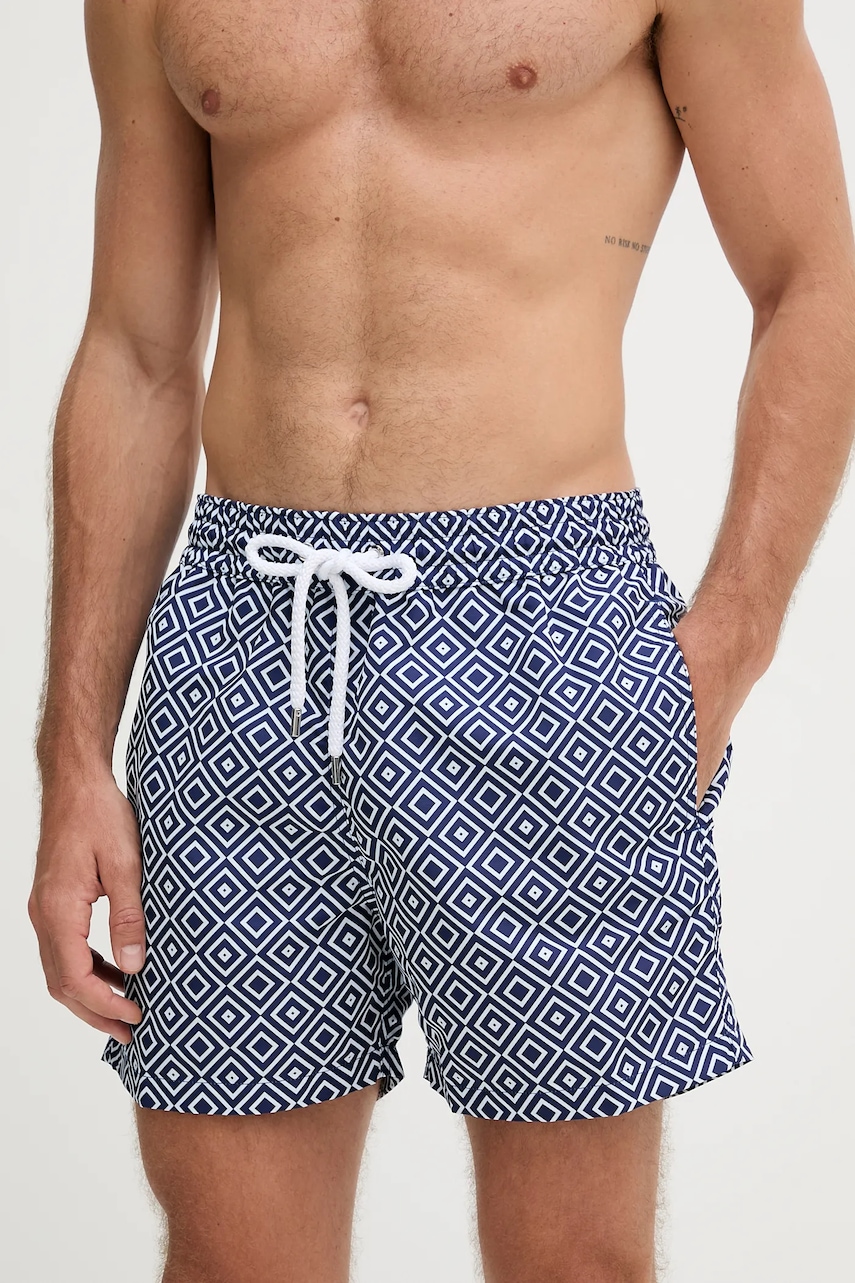 Frescobol Carioca pantaloni scurți de baie culoarea bleumarin, 1007.04