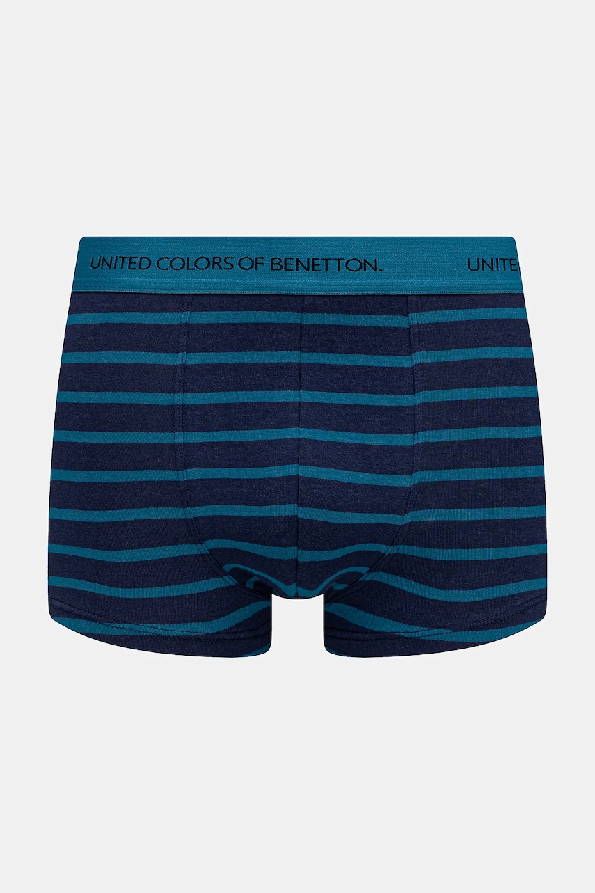 Levně Boxerky United Colors of Benetton modrá barva, 3VPS2X01H