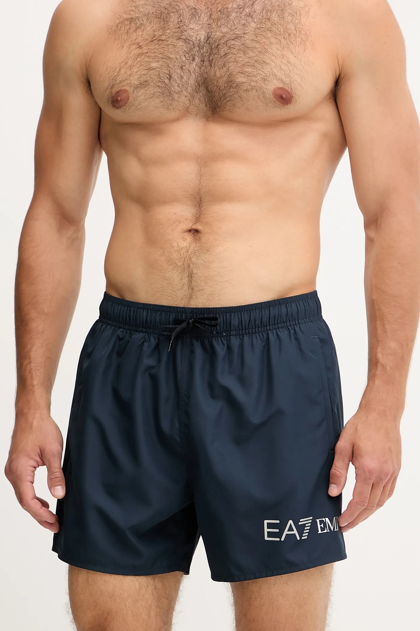 Купальные шорты EA7 Emporio Armani цвет синий AF13049.7M000519