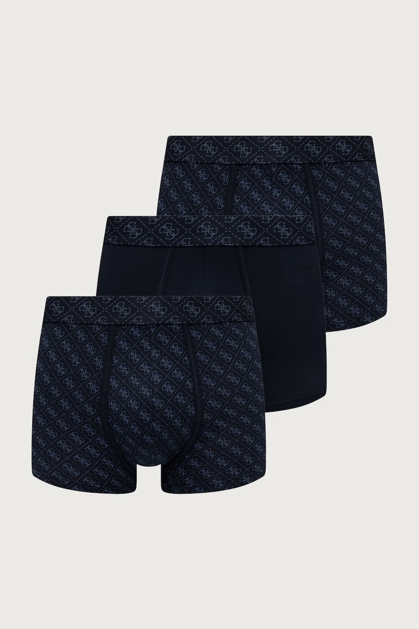 Guess  priliehavé boxerky pánske bavlnené s elastanom 3-pak