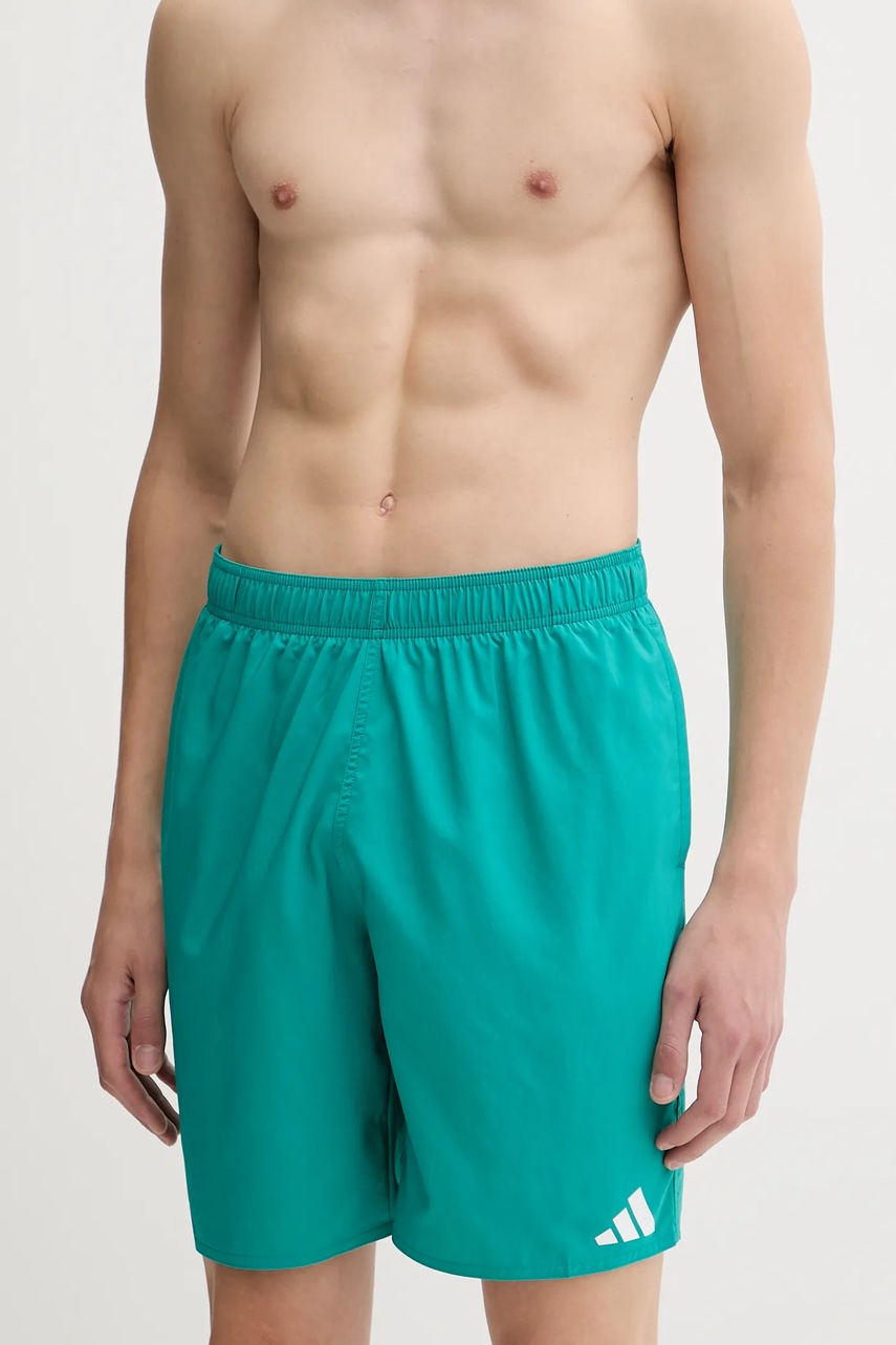 Купальные шорты adidas Performance Essentials цвет бирюзовый JX2665 Купальные шорты adidas Performance Essentials цвет бирюзовый JX2665