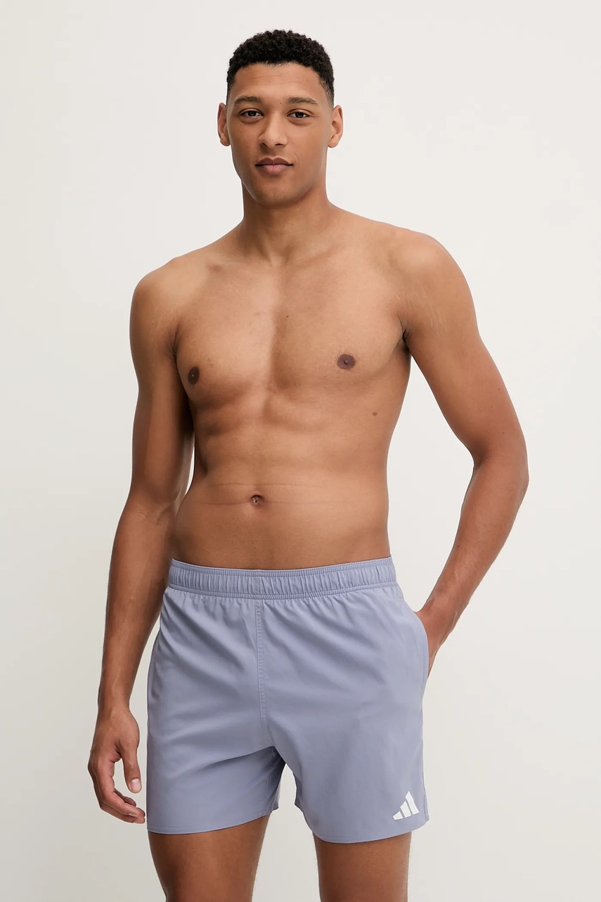 Купальные шорты adidas Performance Essentials цвет фиолетовый JX2671 Купальные шорты adidas Performance Essentials цвет фиолетовый JX2671