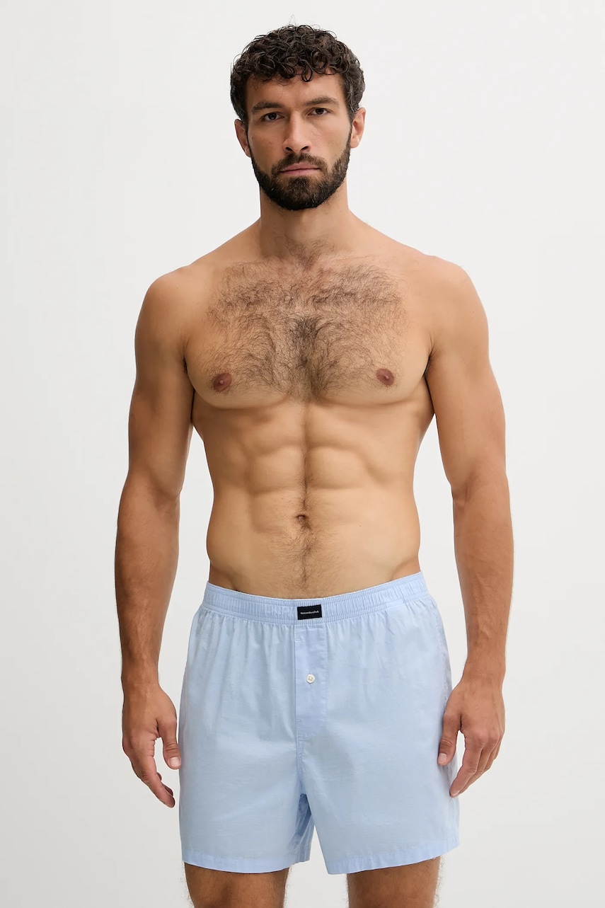 Levně Boxerky Abercrombie & Fitch 5-pack modrá barva, KI114-5042-220