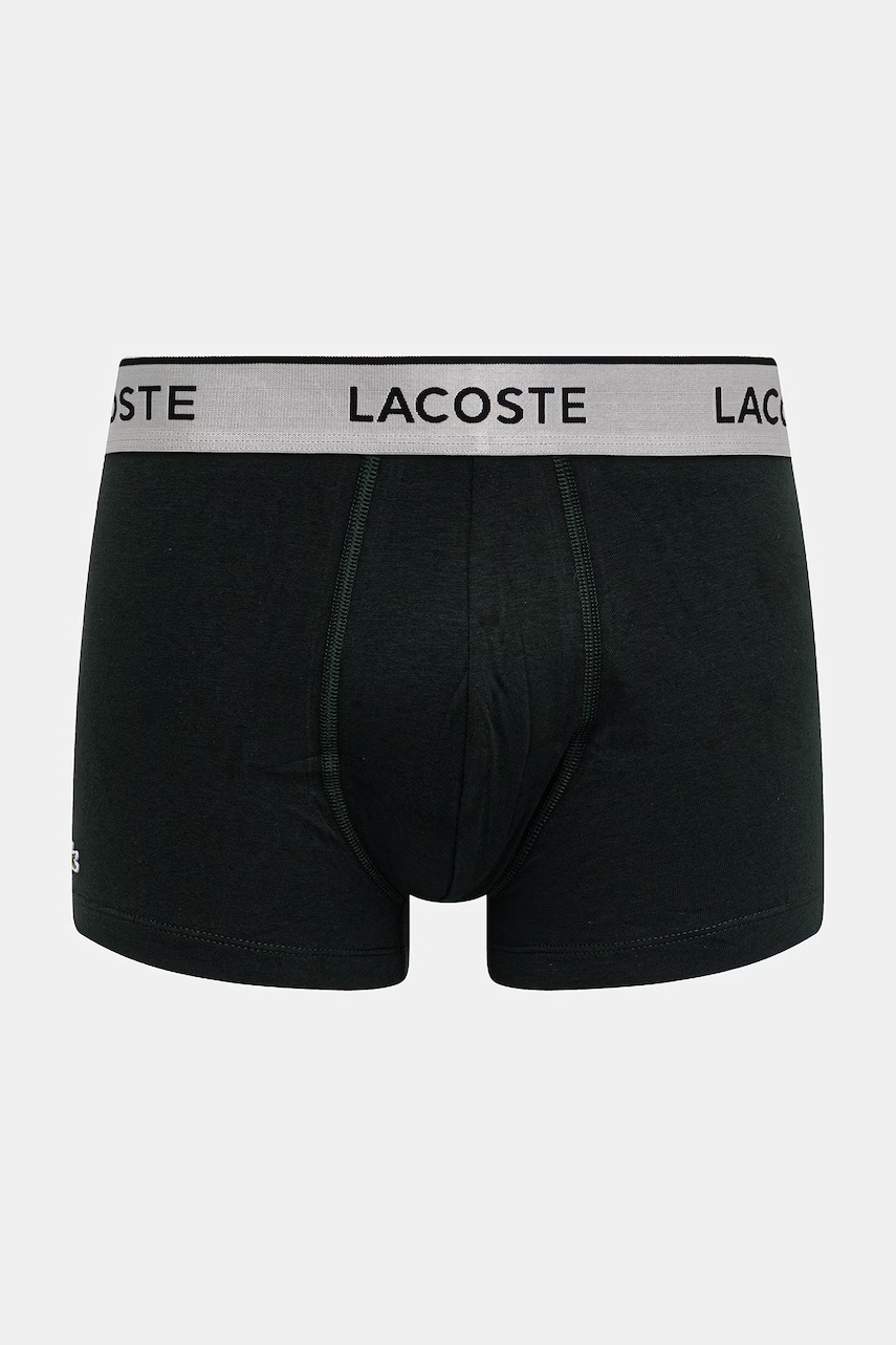 Lacoste priliehavé boxerky pánske s bavlnou 3-pak