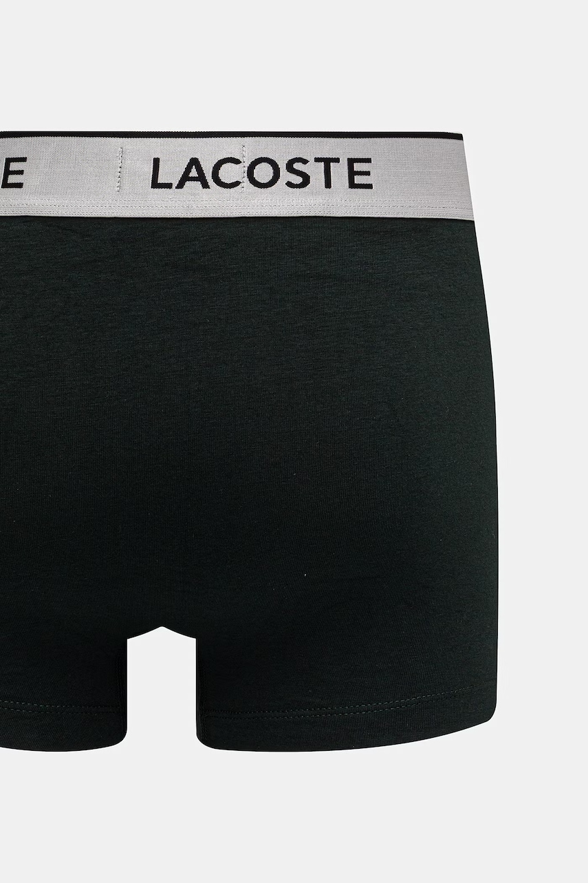 Lacoste priliehavé boxerky pánske s bavlnou 3-pak