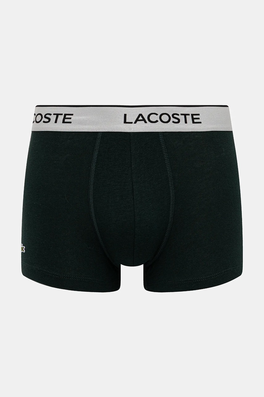 Lacoste priliehavé boxerky pánske s bavlnou 3-pak