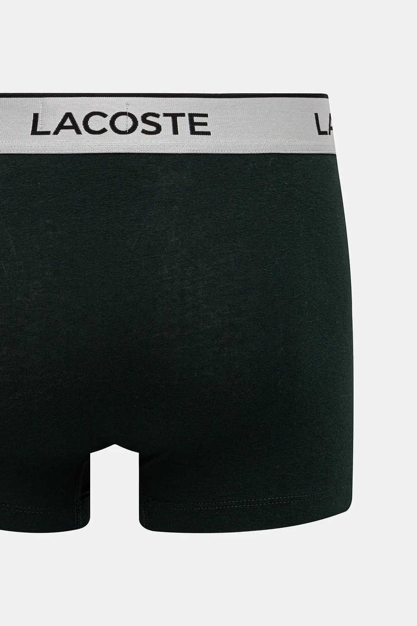 Lacoste priliehavé boxerky pánske s bavlnou 3-pak