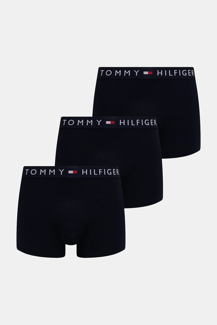 Levně Boxerky Tommy Hilfiger 3-pack tmavomodrá barva, UM0UM03622