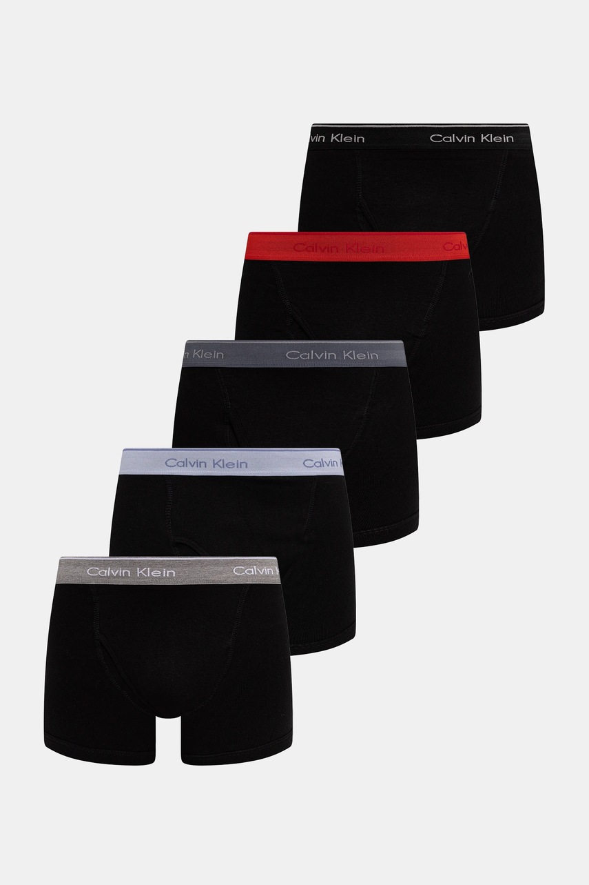 Levně Bavlněné boxerky Calvin Klein Underwear 5-pack černá barva, LV00NB4102
