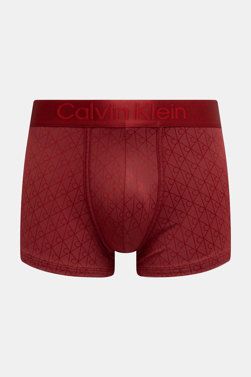 Levně Boxerky Calvin Klein Underwear vínová barva, LV00NB4424