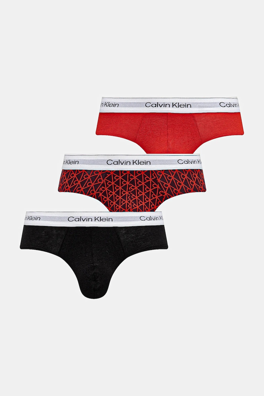 Levně Spodní prádlo Calvin Klein Underwear 3-pack červená barva, LV00NB4563