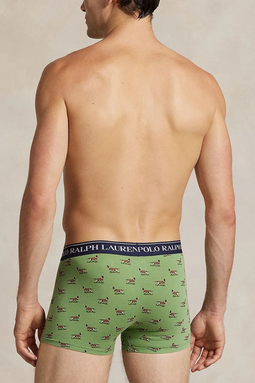 Боксеры Polo Ralph Lauren цвет зелёный 714981414