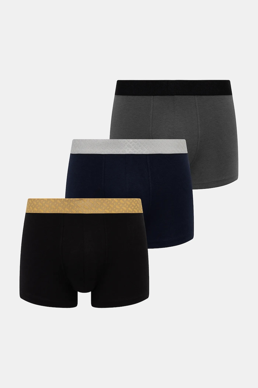 Levně Boxerky BOSS 3-pack tmavomodrá barva, 50546808