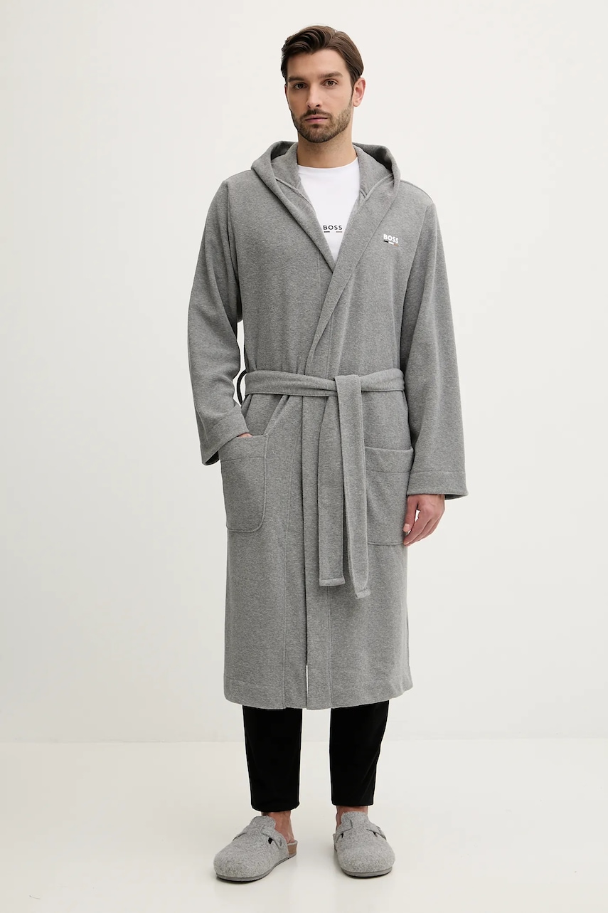 BOSS halat culoarea gri, 50550685