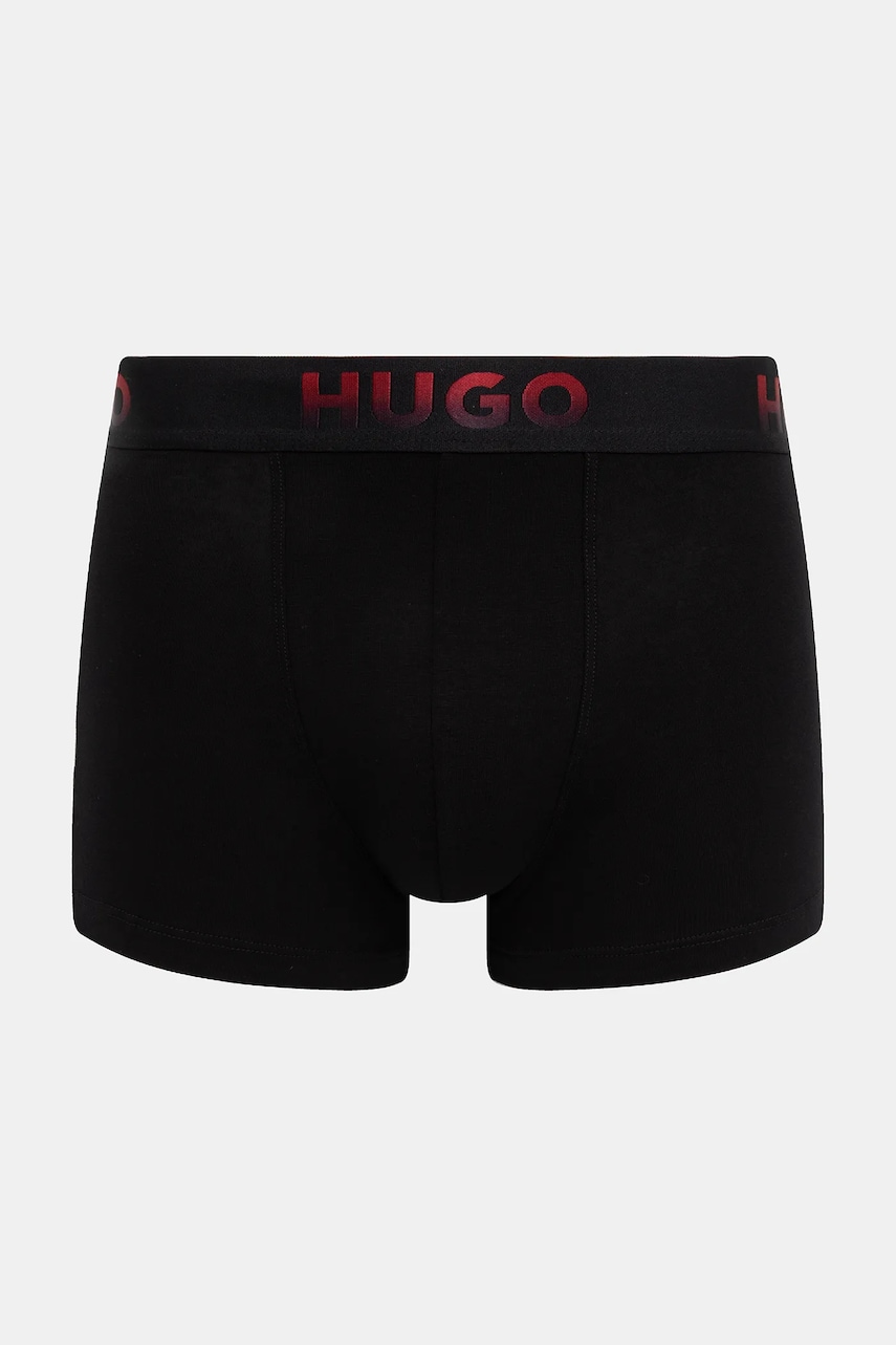Boxerky HUGO 3-pak TRUNK TRIPLET SPRAY