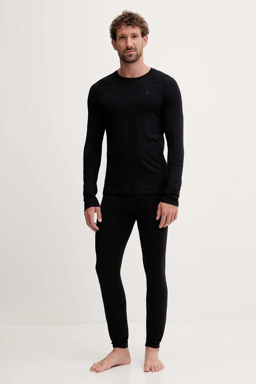 Функциональный лонгслив с добавлением шерсти Peak Performance Magic цвет чёрный G80935