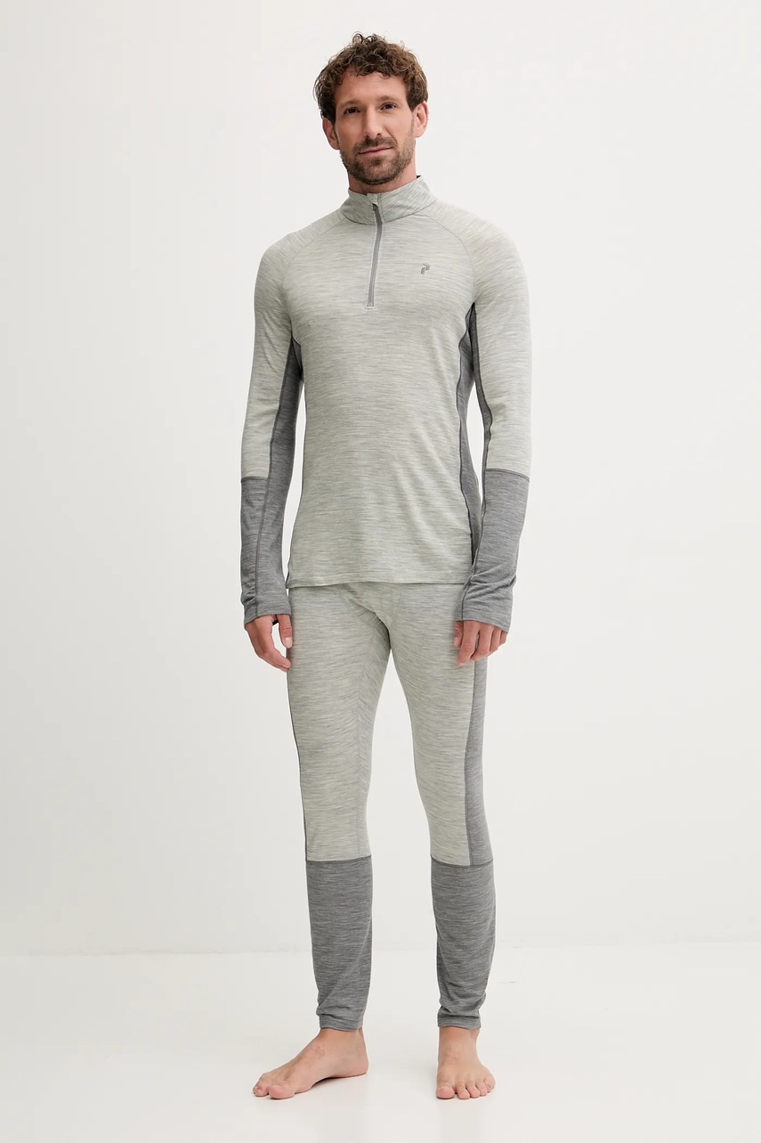 Функциональный лонгслив с добавлением шерсти Peak Performance Magic цвет серый G80934