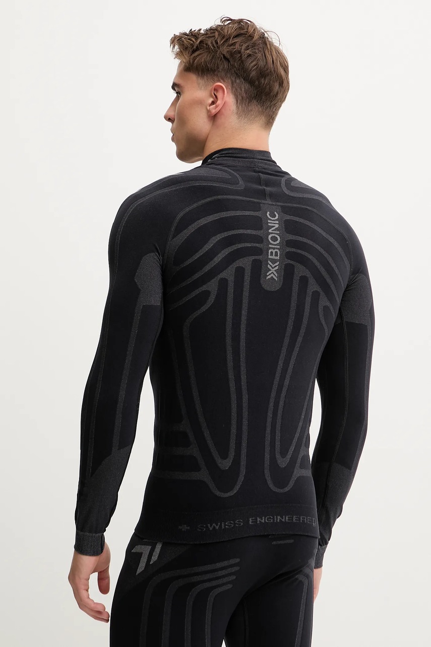 Ισοθερμικό μακρυμάνικο X-Bionic HEATLOOP SHIRT χρώμα: μαύρο, W106W25M φωτογραφία