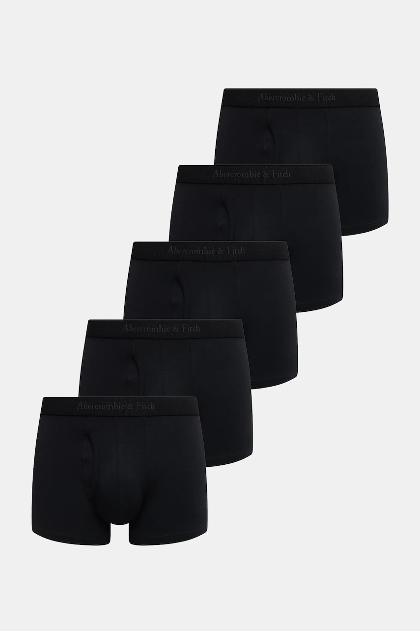 Abercrombie & Fitch boxeri 5-pack culoarea negru, KI114-4029-900