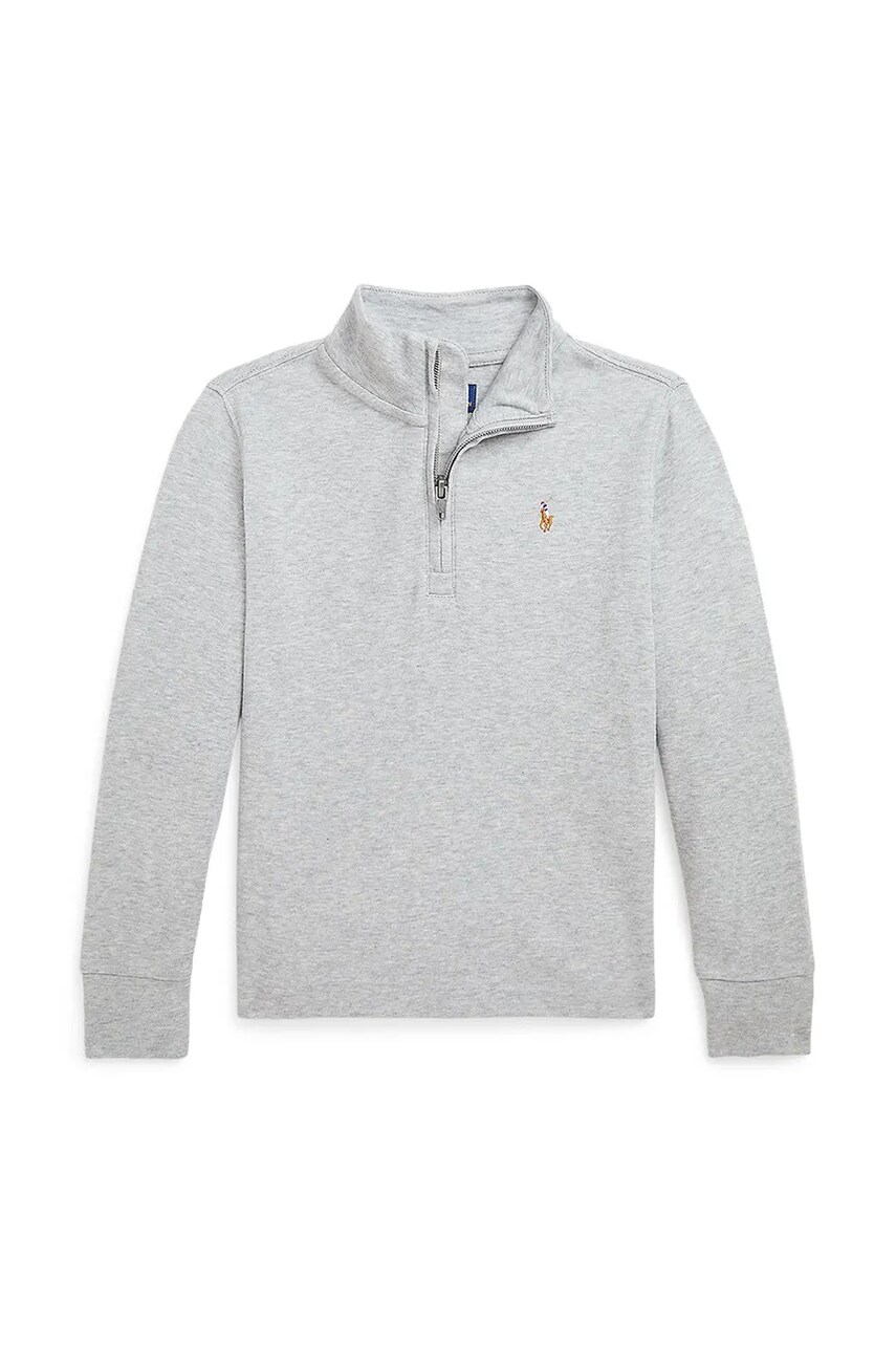 Levně Mikina Polo Ralph Lauren šedá barva, hladká, 322952436002