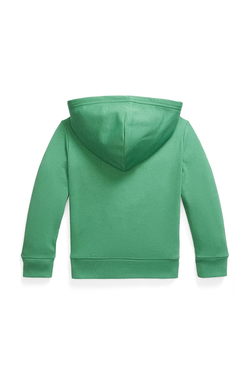 Кофта Polo Ralph Lauren цвет зелёный с капюшоном с принтом 322971334001 Кофта Polo Ralph Lauren цвет зелёный с капюшоном с принтом 322971334001