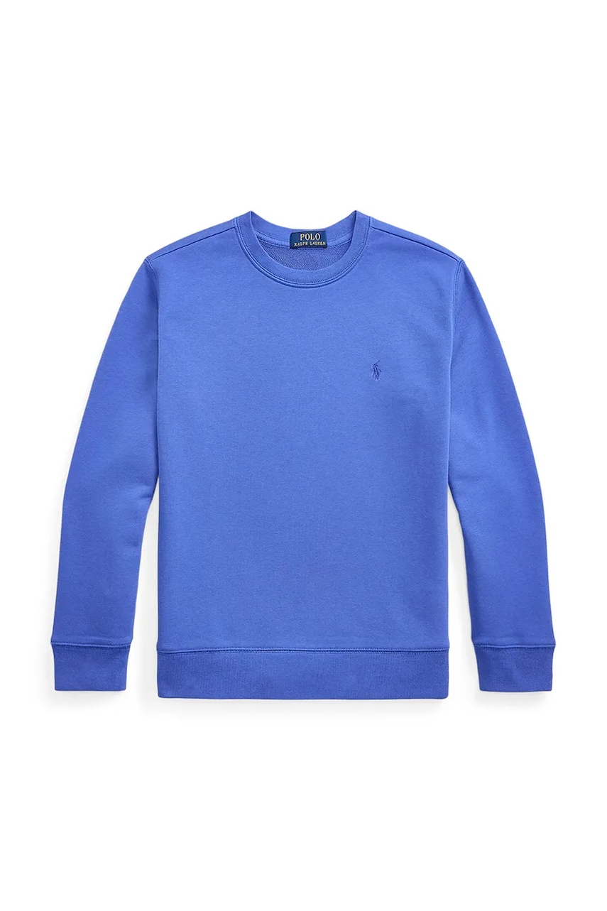 Mikina Polo Ralph Lauren modrá barva, hladká, 323971277002