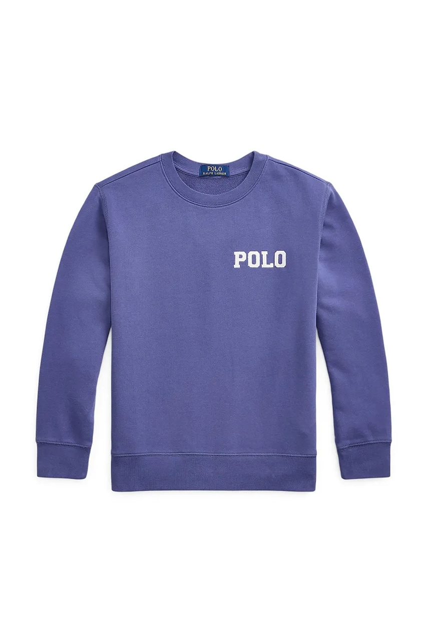 Levně Mikina Polo Ralph Lauren tmavomodrá barva, s potiskem, 323971314001