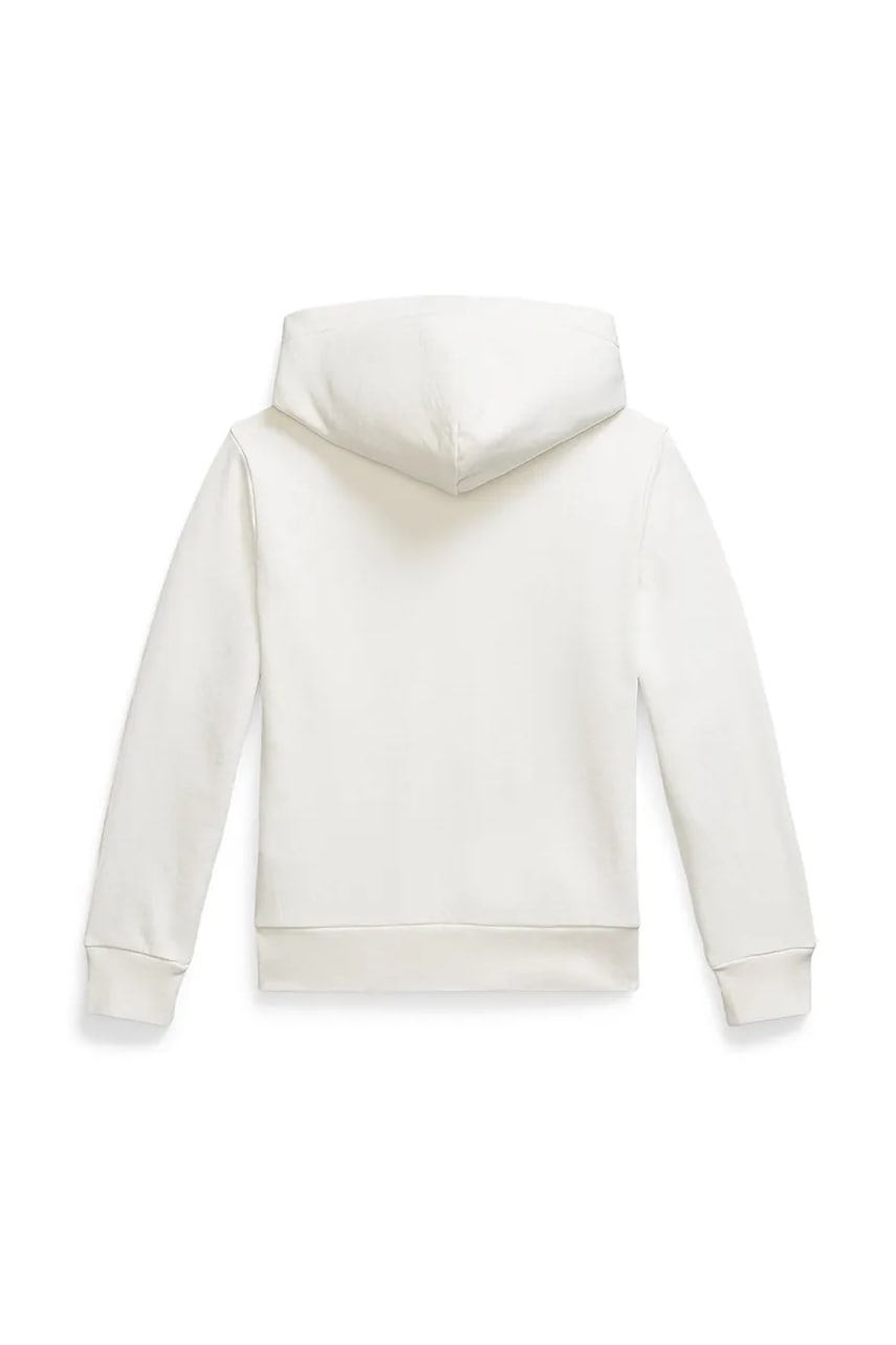 Кофта Polo Ralph Lauren цвет белый с капюшоном 323977424001 Кофта Polo Ralph Lauren цвет белый с капюшоном 323977424001