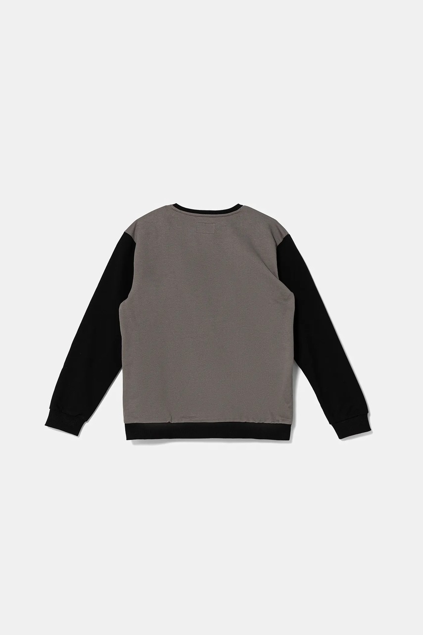 Детская хлопковая кофта Guess цвет чёрный с аппликацией L5YQ04 KA6R4