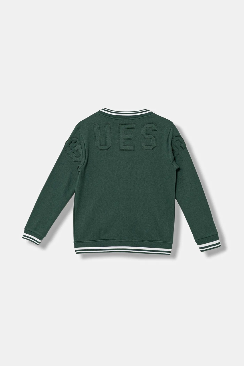 Детская кофта Guess цвет зелёный узор L5YQ10 K0160