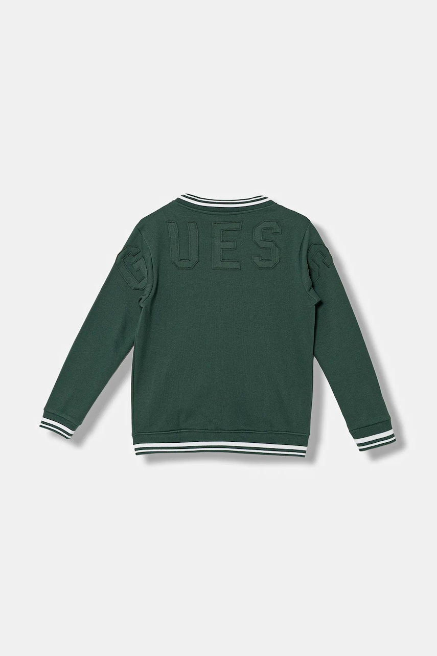 Детская кофта Guess цвет зелёный узор L5YQ10 K0160 Детская кофта Guess цвет зелёный узор L5YQ10 K0160