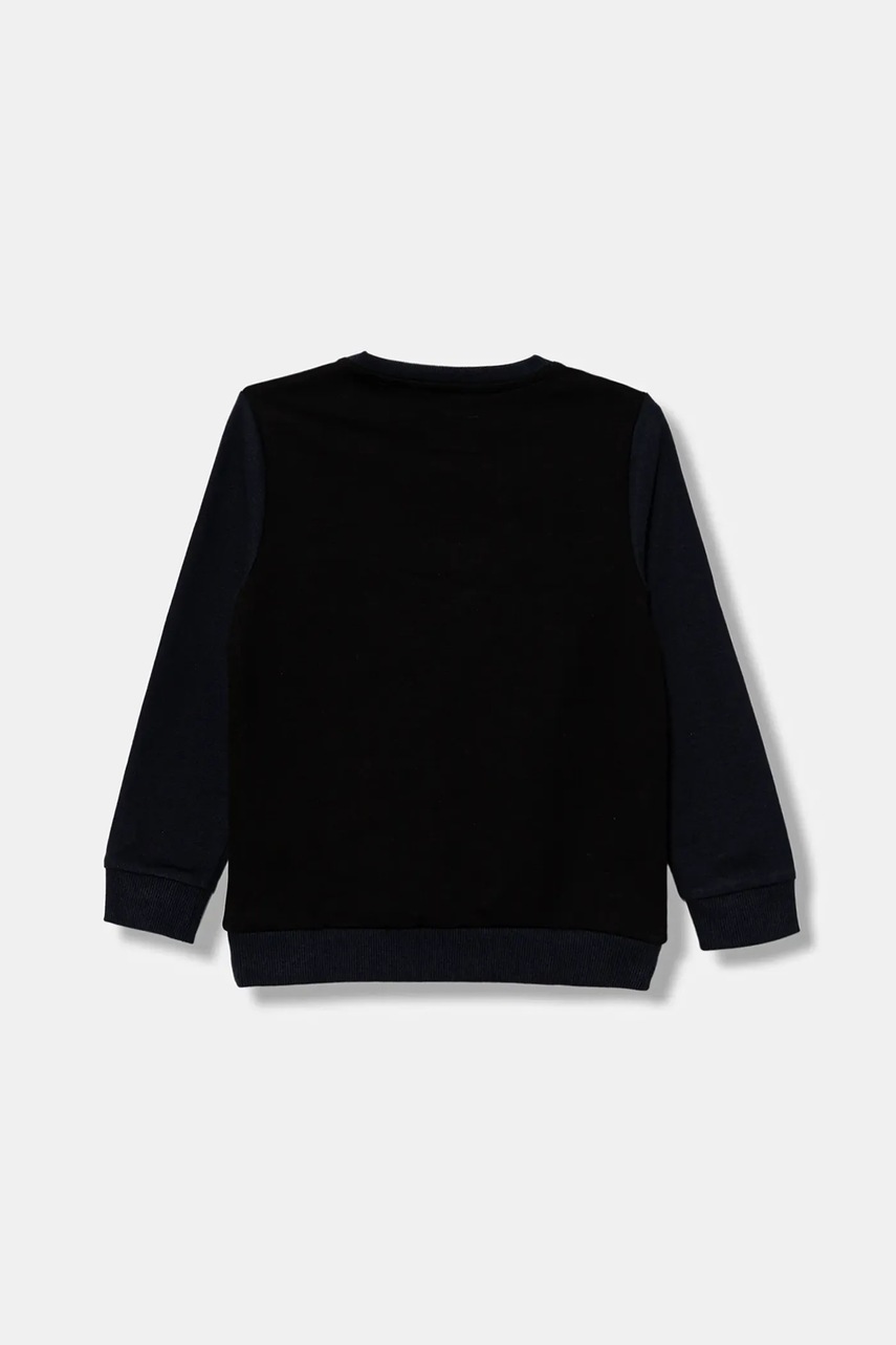 Детская хлопковая кофта Guess цвет синий узор N5YQ04 KA6R4