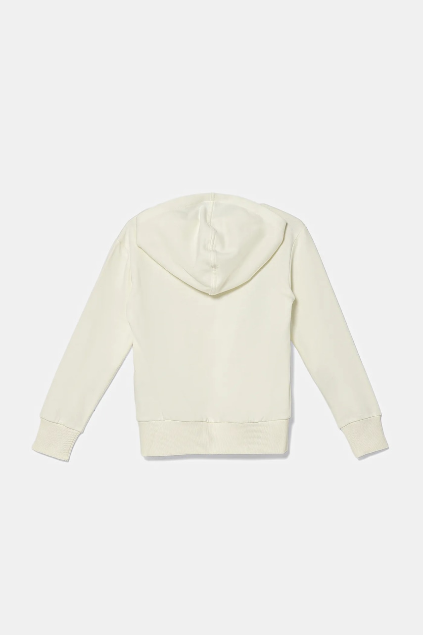 Детская кофта adidas цвет бежевый с капюшоном с принтом KC2806 Детская кофта adidas цвет бежевый с капюшоном с принтом KC2806