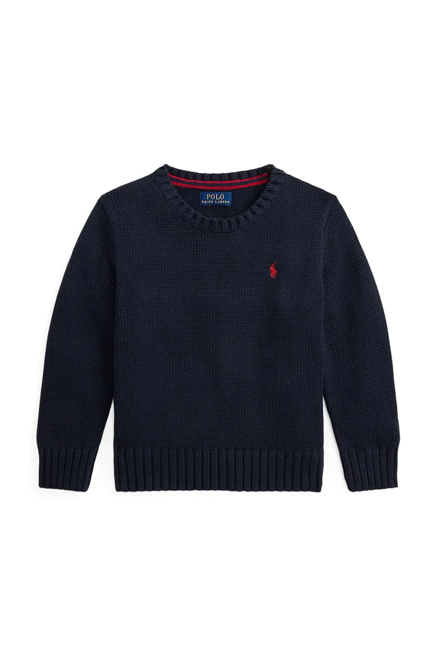 Levně Bavlněný svetr Polo Ralph Lauren tmavomodrá barva, 322970429005